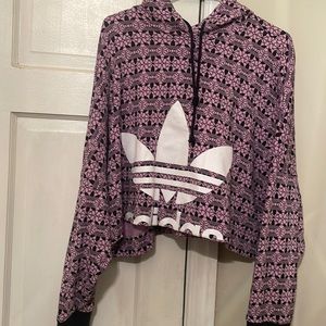 Crop top Adidas hoodie